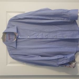Robert Graham blue button down L/XL BEAUTIFUL condition